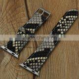 Jranter Cheap Price Real Python Snakeskin for Apple Watch Band 38mm Bracelet