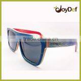 100% Natural New Style of Green Skateboard Wooden Sunglasses thumbnail-5