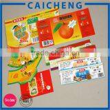 Durable Food Label for Spices