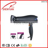 New cheap professional ac motor Unfoldable handle Ceramic ionic quiet hair dryer 2000W with diffuse Euro market