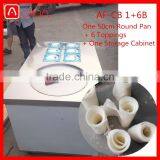 Thailand Style Fried Ice Cream Machine/ Fried Ice Cream Roll Machine/Flat Pan Fried Ice Cream Machine thumbnail-3