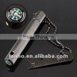 6-in-1 Flint Compass Scraper Bottle Opener Dividing Ruler Map Rangefinder thumbnail-1