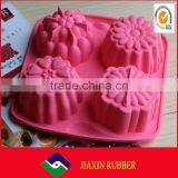 Silicone Heart Shaped Flower Shape Cake Mold thumbnail-6