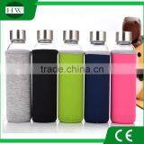 Transparent Glass Cup With Lid Seal Leak Resistant Glass Creative Portable Sports Cups Hot Resistant Glass Cup thumbnail-3