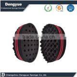 Custom 8 Shape Ellipse Shape Double Sided Hair Twist Sponge for USA Canada Barbershop thumbnail-5