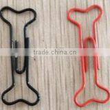 40 Packs Bone Shape Box Iron PET Covering Bone Shaped Paper Clip thumbnail-3