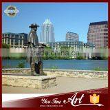 Life Size Stevie Ray Vaughan Bronze Male Statue thumbnail-2