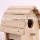 New Unfinished Wooden Bird House Wholesale thumbnail-2