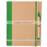 Recycled Cardboard Ecofriendly Block-notes With Ballpen 65pages thumbnail-3