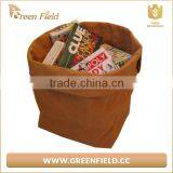 Natural Material of Washable Kraft Paper Storage Keeper Bag Buggy Bag thumbnail-5