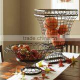 Iron Fruit Basket,Designer Metal Fruit Basket,Fruit Basket thumbnail-1