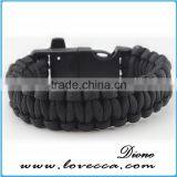 Paracord Bracelet Survival Gear Kit With Embedded Compass, Fire Starter, Emergency Knife & Whistle Survival Bracelet thumbnail-4