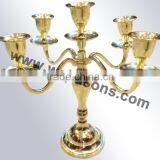 Cast Aluminium Centerpiece Candelabra With Gold Plated Finish thumbnail-2