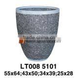 Vietnam Producer Ancient Home Black Modern Decorative Pot thumbnail-1