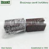 Natural Stone Red Desktop Business Card Holder thumbnail-3