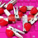 2017 Hot Sale Promotion Items New Products Wedding Decoration Mini Clothespin Peg Wooden Craft Clips