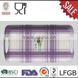 Family use custom printing melamine breakfast trays wholesale melamine trays