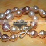 15-16mm Multicolors Edison Pearl With Gold Clasp Necklace thumbnail-1