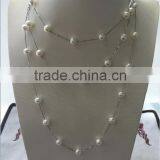 Wholesale Loose 8-9mm White Freshwater Pearls Necklace thumbnail-2