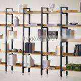 Cheap Wood Melamine Bookcases Bookshelves With Ladder thumbnail-2