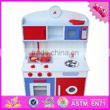 2016 New Design Preschool Toy Wooden Children Play Kitchen Sets W10C244 thumbnail-3
