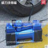 Compact 12V Tire Air Compressor Set, Portable Inflator Pump With LED Light Two Connection Options (Lighter Plug thumbnail-4