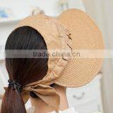 Korean Empty Top Lady Hat Summer Sun Visor Cap Hats thumbnail-3