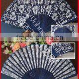 Bamboo crafts advertising fan for promotion