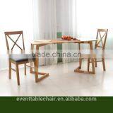 Hot Sale Oak Wood Dining Table and Chair Solid Wood Furniture Chair Table thumbnail-4