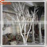 Artificial no Leaves of Tree Trunk White Wooden Trunkdecoration Fiberglass Artificial Trunk for Sale thumbnail-3