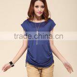 Ladies Fashion Candy Color Summer Style Female T-shirt Shirt Sell Like Hot Cakes Top thumbnail-2