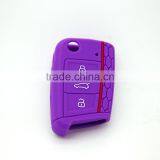 Best Price Custom Car Key Shell Silicone Car Key Cover for VW Golf 7 thumbnail-2