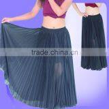 Hot Sale Stelisy Dark Blue Color Pleated Skirt Dance Plwated Skirt thumbnail-4