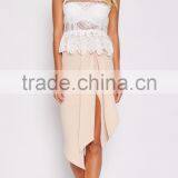 Summer Fashion Clothes Lace Crochet Women Tops Sleeveless Beachwear Sexy Tops thumbnail-3