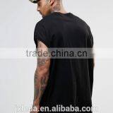Fashion Hip Hop Style Street Wear Design Oversized Printing Black T-shirt Men Custom thumbnail-2