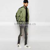 100% Cotton Custom Your Logo t Shirt Polo With Side Zip PS0114A thumbnail-4