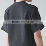 Fitness Crop Top T Shirt Wholesale China T Shirt Printing OEM T-shirt Printer Yoga Sweatshirt thumbnail-6