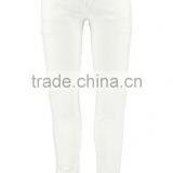 Hot Sale White Jeans for Men High Quality Slim Fit Stretch Denim Jeans thumbnail-2