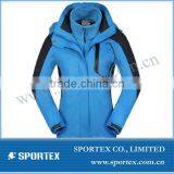 2014 New Design 3 in 1 Ladies Snowboard Jacket, Womens Hot Snow Ski Jacket 2014,new Design Ladies Ski Apparel thumbnail-1