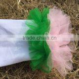 2015 St Patrick Shamrock Baby Romper Kids Dresses Cottom Romper With Matching Necklace and Bow Set thumbnail-4