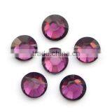 DMC Hot Fix Rhinestones Round Shape & Flatback & Glass Crystal Material in Light Amethyst thumbnail-2