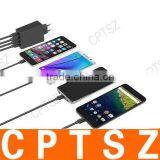 USB Charger 50W 4 Multi-Port Desktop Charging Station for Mobile Phone and Tablets thumbnail-5