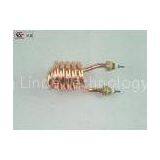 Submersible 10mm Water Tubular Heater With Thermostat , Plated Nickel