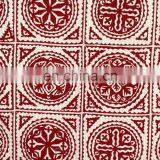 Indian Wholesaler Gold Member Hot Selling Maroon Cut Work Applique Kantha Quilt thumbnail-3