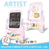 Kids learning toys standing magnetic double sided toddler drawing board