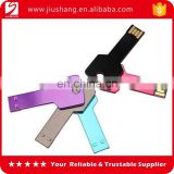 Hot selling portable souvenir usb plastic cover with keychain shape