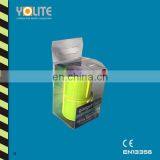 Customized Promotional Ecofriendly PVC Slap Bracelet Reflective Wrist Band