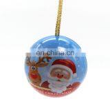 Empty Ball Shape of Tin Box for Christmas Gift Wholesale thumbnail-3
