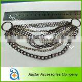 Fashion Metal Rhinestone Connector Bikini Connector Straps,crystal Swimwear Connector thumbnail-1