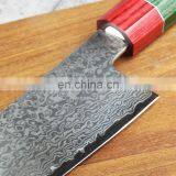 Hammered Octagon Handle Damascus Chef Knife Kitchen Knife thumbnail-6